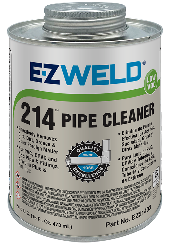 214 Pipe Cleaner 215 All Temperature Cement